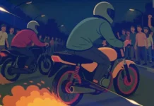 Satlantas Polres Mojokerto Intensifkan Patroli Balap Liar Selama Ramadhan