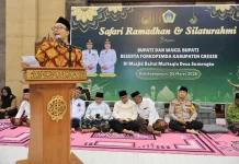 Kenalkan WA Aduan, Wabup Gresik Tutup Safari Ramadan