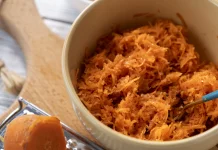 Abon Teri Nasi Wortel Sehat untuk Menu MpASI Si Kecil