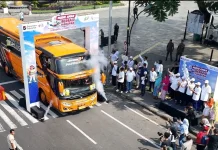 Sinergi Gula Nusantara Berangkatkan 400 Pemudik lewat program Mudik Gratis 2026