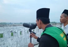 Hilal 1 Syawal 1447 Hijriah Tidak Terlihat di Mojokerto