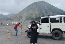 Hari Kedua Lebaran, Warga Sidoarjo Pilih Wisata ke Bromo