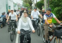 Walikota Mojokerto Ajak Masyarakat Hidup Sehat Berangkat Kerja Bersepeda