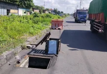 Aksi Pencurian Penutup Got Resahkan Pengguna Jalan Sidoarjo