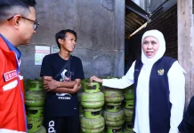Cegah Spekulan Gubernur Khofifah Minta Perketat Pengawasan Elpiji