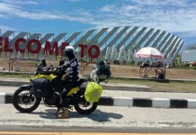 Pakdhe Han Boncengan Istri Riding Lintas Negara