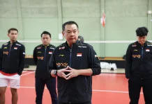Eng Hian Pantau Latihan Terakhir Tim Thomas Uber