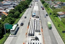 JTT Kebut Pelebaran Tol Surabaya–Gempol, Progres Capai 81 Persen