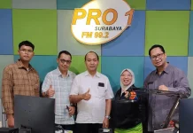 Ngobras RRI Bahas Pickleball Bersama Pengurus IPF Surabaya