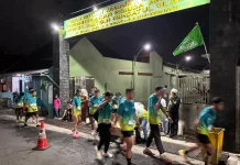 Kenang Jejak Pendiri, GP Ansor Banyuwangi Gelar Night Run