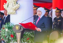 Gubernur Khofifah Tekankan Nilai Pancasila sebagai Arah Pembangunan Jatim