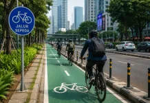 Jalur Sepeda Aman Masih Jadi Tantangan