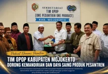 Sekretariat OPOP Mojokerto Diresmikan, Pesantren Bangun Kemandirian Ekonomi