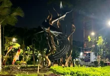 Wajah Baru Patung Sura dan Baya di Depan KBS Simbolkan Semangat 'Indonesia Emas'