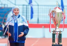 Diikuti Ribuan Atlet, Khofifah Buka Kejurnas Tenis Piala Ketua MA
