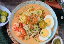 Mie Celor Udang Palembang, Gurih Nikmat Kaya Cita Rasa Khas