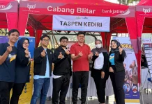 Urus Pensiun Sambil Olahraga, TASPEN Buka Layanan di CFD Blitar