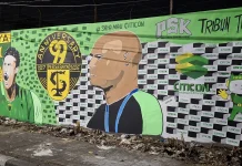 Perpaduan Seni dan Sepak Bola, Persebaya Jadi Inspirasi Mural Komunitas