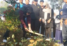 Wabup Sidoarjo Tanam 644 Pucuk Merah Perkuat Penghijauan Kota