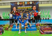 Jatim Lolos ke Liga Utama Liga Sepak Takraw Indonesia Wilayah Dua