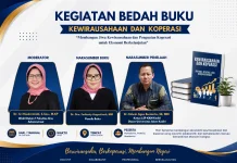 Fakultas Ilmu Administrasi UNITOMO Gelar Bedah Buku Kewirausahaan dan Koperasi