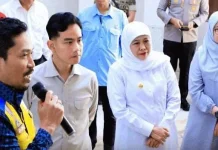 Khofifah Dampingi Wapres Gibran Tinjau Revitalisasi Pasar Induk Banyuwangi