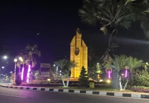 Gemerlap Malam Monumen Bambu Runcing: Tempat Nongkrong Komunitas Motor