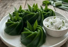 Kue Kaswi Pandan, Jajanan Tradisional Khas Melayu yang Kenyal, Lembut dan Harum