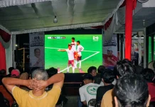 DPR Gelar Nobar Semifinal Piala Dunia Pererat Kebersamaan Warga
