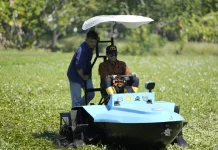 ITS Hadirkan Traktor Perahu Listrik untuk Lahan Gambut