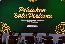 Peletakan Batu Pertama Pembangunan Gedung Serbaguna PCNU Bangkalan