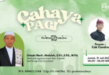 Menggali Potensi Wakaf Produktif, Melalui Program "Cahaya Pagi"
