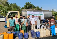 Musim Kemarau, Warga Desa Mulyo Rejo Jember Dapat Bantuan Air Bersih