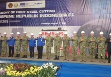 PT PAL Mulai First Steel Cutting Kapal Selam Scorpene Evolved