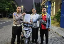 Polisi Temukan Motor Curian saat Patroli Jalan Raya