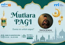 Ustaz Nur Adi: Dunia Bukan Tujuan Utama