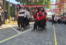 ASN Setwan Jatim Antusias Ikuti Semarak Agustusan
