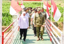 Diresmikan Prabowo, Jembatan Garuda Nganjuk Permudah Akses Warga Desa