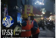 Lampu Jalan Mati di Kawasan Buduran Dipasang