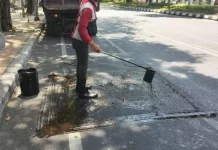 Aduan Lubang Raya Darmo Ditindaklanjuti Cepat