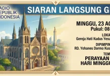 Silang Gereja, RRI Surabaya edisi Minggu, 23 Agustus 2026