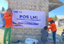 Laznas LMI Kerahkan Posko Bantuan Bencana Bantu Korban Gempa di NTT