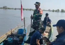 Puluhan Perahu Diduga Jarah Tambak Kalanganyar Sidoarjo