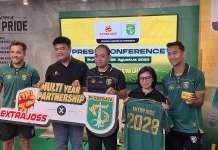 Kolaborasi Berlanjut, Extra Joss Jadi Energi Tambahan Persebaya hingga 2028