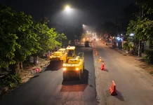 Aspal Panjang Jiwo Selesai, Crossing Masih Menanjak