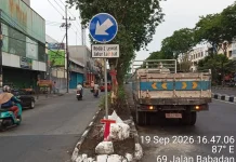 Penerangan Kurang, Rambu Hilang di Dupak