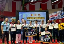 Tim AAL Sabet 3 Medali Emas di Open Turnamen Taekwondo Piala Panglima TNI