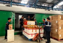 Hampir 2 Juta Ton Barang Diangkut lewat Rel di Daop 8
