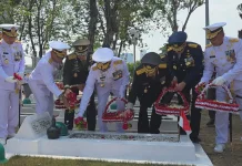 Penuh Khidmat, Ziarah Nasional di Surabaya Sambut Hari Jadi Ke-81 TNI