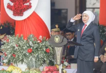 Gubernur Khofifah Ajak Masyarakat Perkuat Persatuan Berlandaskan Pancasila